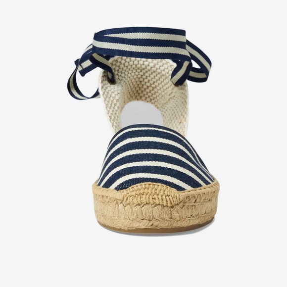 Soludos Lace Up Striped Espadrille NWT Sz 8 - Picture 2 of 4